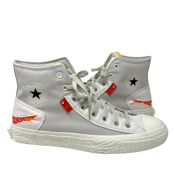Converse Chuck Taylor All Star High Top Beige Women Size Canvas Sneakers A00794C - Picture 2 of 9